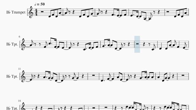 SUPER EASY Trumpet Sheet Music: How to play True by Yoari смотреть онлайн