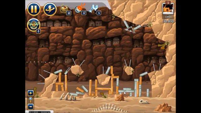 Angry birds star wars facebook week 10 level 1-5 3 stars 18th February смотреть онлайн