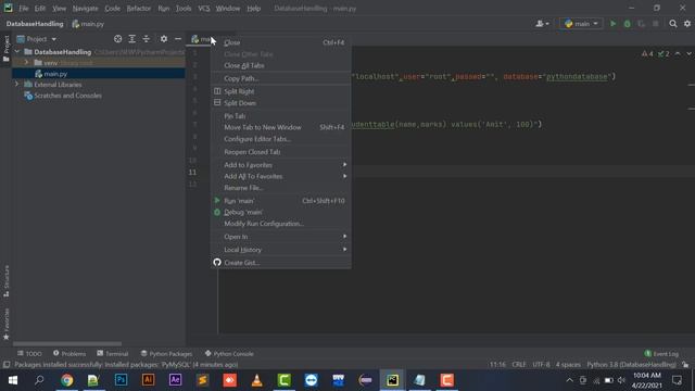Mysql Tkinter connectivity | #python #mysqldatabase #tkintertutorial смотреть онлайн