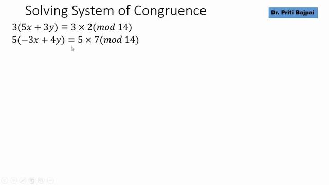 Solving System of Congruence in Two Variables смотреть онлайн