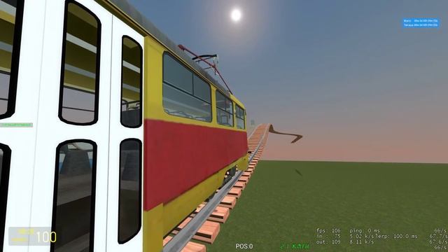 [GMOD] тест замены звуков на Drivable Trams смотреть онлайн
