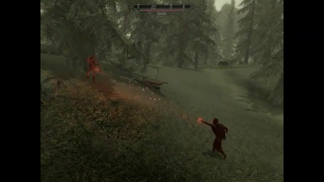 Skyrim Battles - Aela The Huntress Vs Serana