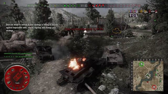 World of Tanks Playstation: Matilda 4 Kills Komarin смотреть онлайн
