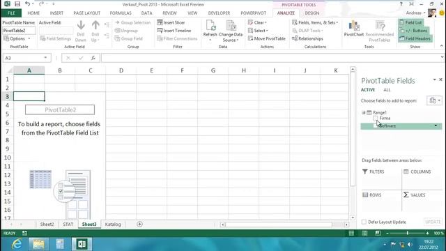 Excel 2013 - Neu in Pivot - Tabellen verknüpfen смотреть онлайн