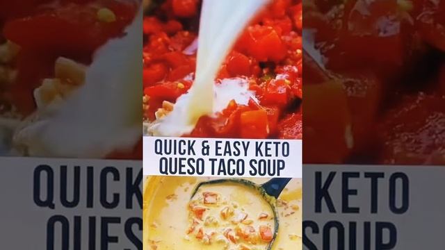 Low Carb Keto- Queso Taco Soup