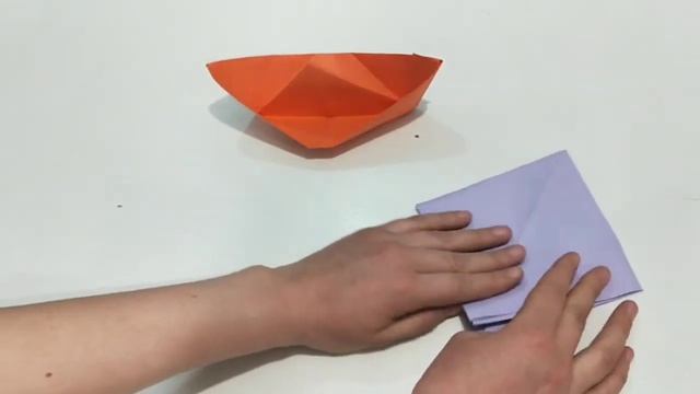 Қағаздан жасалған кеме! Кораблик из бумаги своими руками.Поделки без клея .DIY Origami Paper. смотреть онлайн