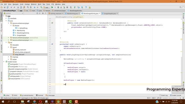 (LAST PART) Online Music Player App using Firebase + Backend using Android Studio смотреть онлайн