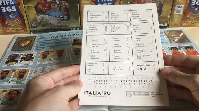 ЧМ ИТАЛИЯ ‘90 (World Cup Italia 1990) Обзор легендарной коллекции (полностью заполненный альбом). смотреть онлайн