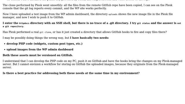 Webmasters: Putting WordPress, Git and Plesk at work together смотреть онлайн
