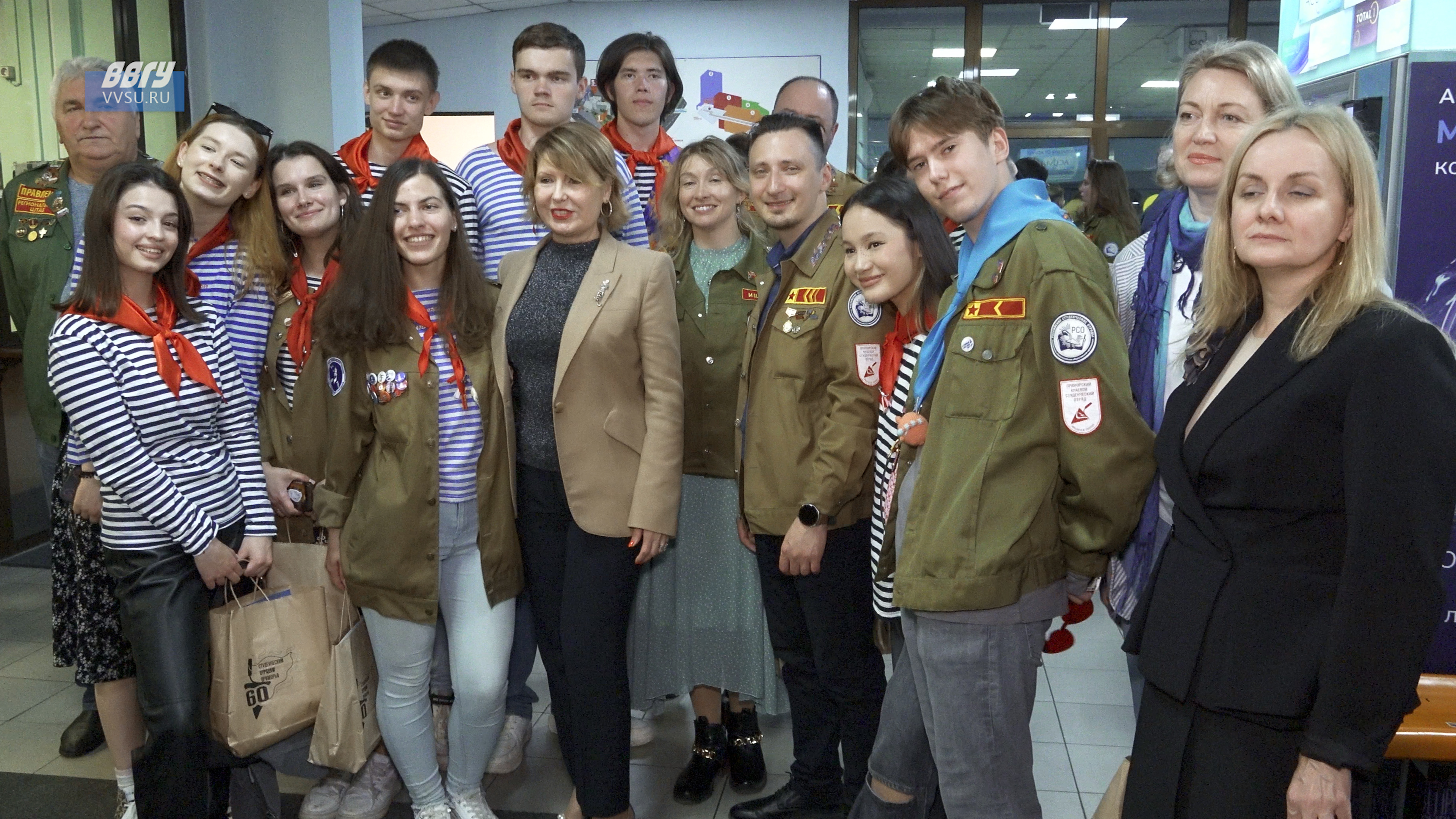 60 лет Приморским студенческим отрядам отметили в ВВГУ смотреть онлайн