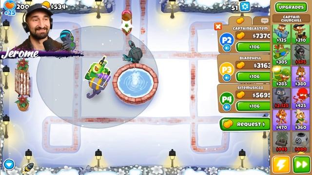 Bloons TD 6 - 4-Player Cyborg Robot ONLY Challenge | JeromeASF смотреть онлайн