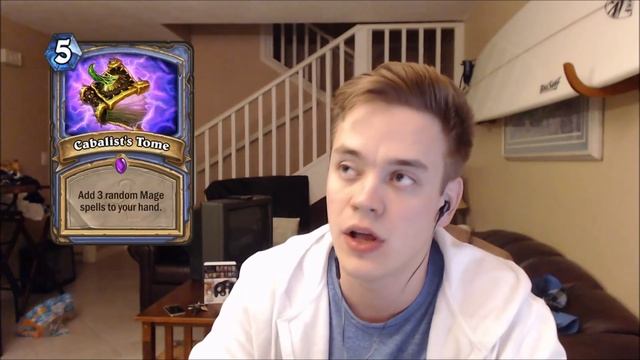 Reynad Reveals Cabalist's Tome! [NEW Old Gods Card] смотреть онлайн