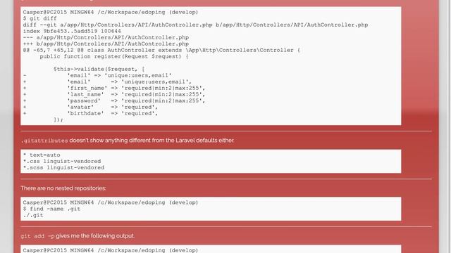 Git add on modified file not working, except with -p (patch) смотреть онлайн