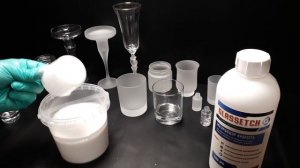 Матирование стаканов, бутылок, стопок, бокалов, косметических флаконов. Как сделать стекло матовым.