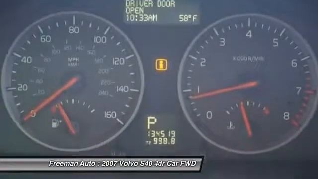 2007 Volvo S40 Irving TX 72304170A смотреть онлайн