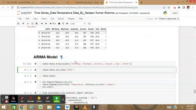 Time Series Analysis and Prediction of Temperature Data смотреть онлайн