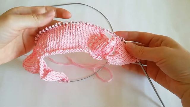 Платье для беби борн. Платье для куклы. Платье спицами для плюшевого мишки. смотреть онлайн