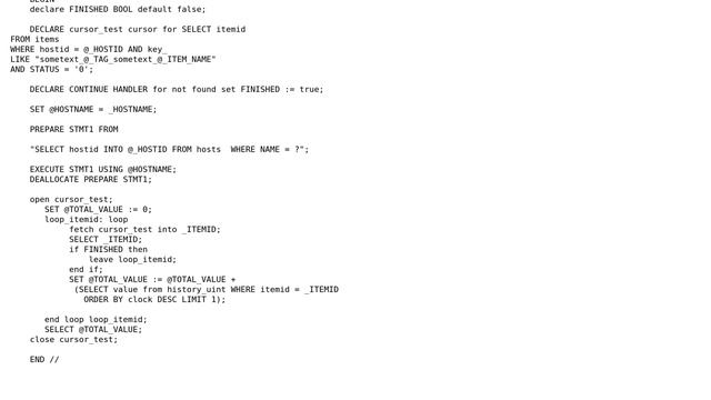 Databases: MySQL - Pass input parameter into Cursor query смотреть онлайн