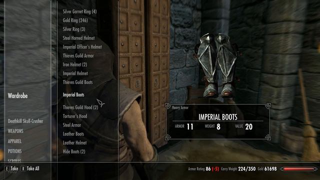 Skyrim No Kill (Legendary Difficulty) - Enchanting 100, Light Armor 50 - Episode 27 смотреть онлайн