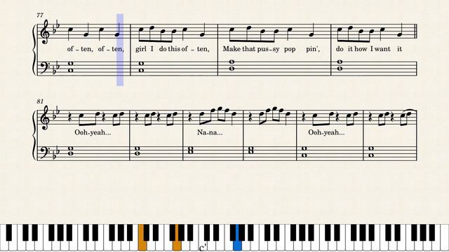 The Weeknd & Kygo — Often (TikTok Remix) (Piano Sheet Music) смотреть онлайн