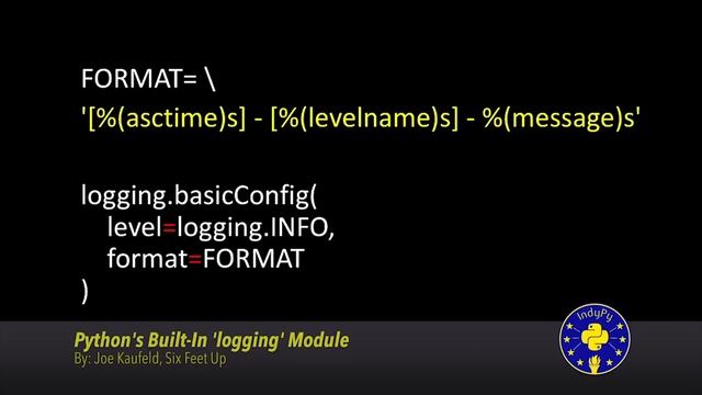 Python's Built In 'logging' Module смотреть онлайн