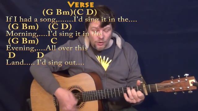 If I Had A Hammer (Peter, Paul & Mary) Strum Guitar Cover Lesson with Chords/Lyrics - Capo 2nd смотреть онлайн