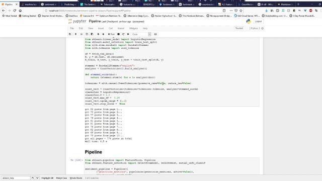 EECS 495 - Optimization of Machine Learning Project: Sklearn Sentiment Analysis Pipeline смотреть онлайн