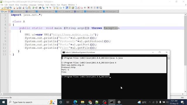 AJP | Practical-15 | Write a program for URL and URLConnection class | Advanced Java 22517 смотреть онлайн