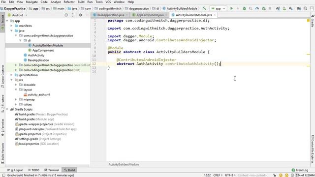 Injecting Activities with Dagger2 and @ContributesAndroidInjector смотреть онлайн