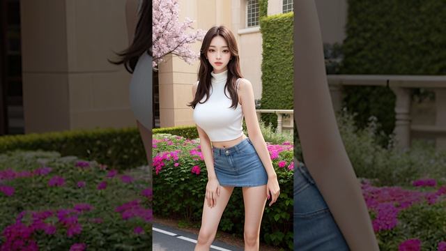 Turtleneck Coordination  [AI Lookbook] AI ART (FASHION SHOW LOOKBOOK MODELS, Video) #ailookbook