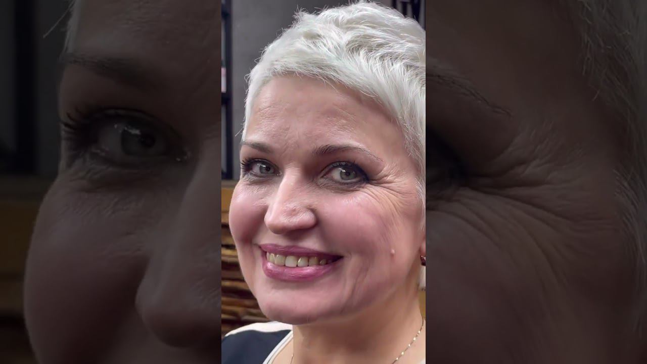ОМОЛАЖИВАЮЩАЯ КОРОТКАЯ ПИКСИ ПОСЛЕ 50 ЛЕТ. REJUVENATING SHORT PIXIE AFTER 50 YEARS смотреть онлайн