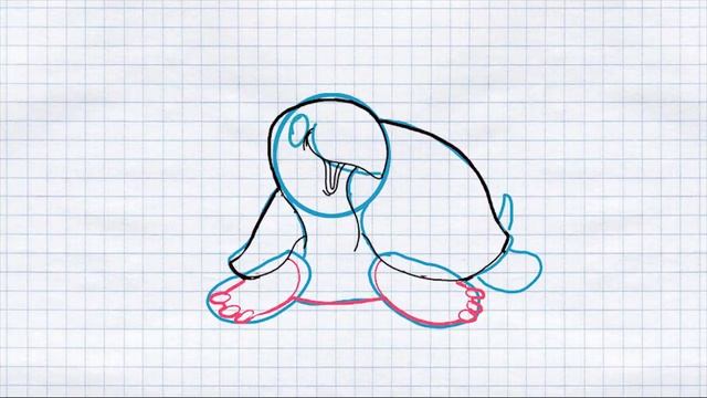 How to draw a turtle / Как нарисовать черепаху смотреть онлайн