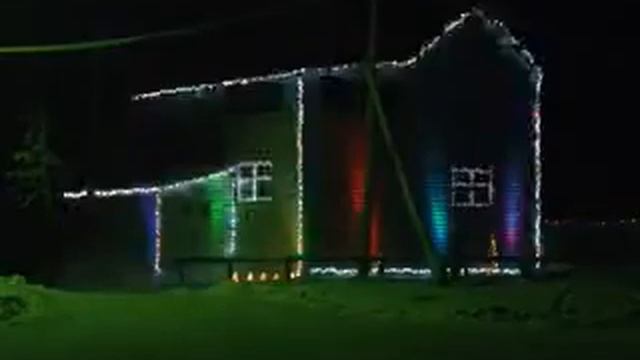 Цветомузыкальная иллюминация фасада дома смотреть онлайн