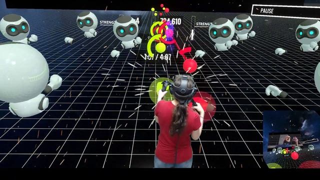 Soundboxing VR || Ghengis Khan by Miike Snow || VR Mixed Reality Gameplay смотреть онлайн