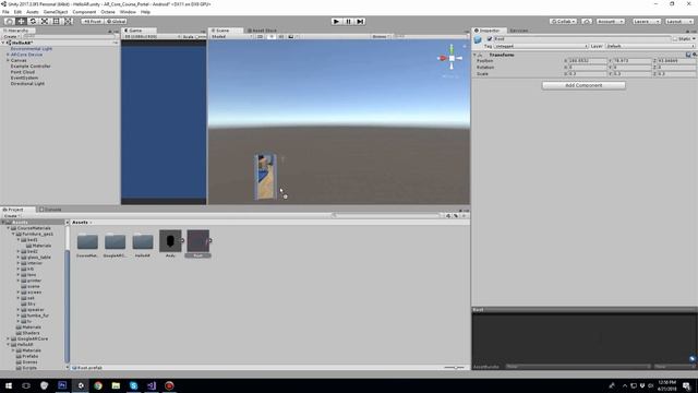 Augmented Reality Portal using ARCore and Unity - AR Portal Tutorial смотреть онлайн