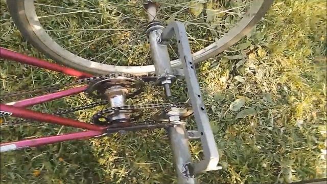 Самодельный трехколесный велосипед для деда. смотреть онлайн