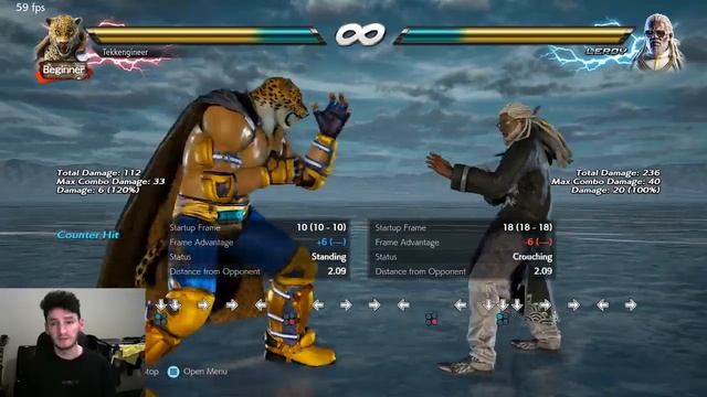 Challenging Leroy's Stance on block (Tekken Analysis) смотреть онлайн
