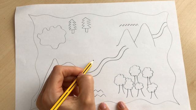 How to Draw a Treasure Map! Treasure Map Drawing Tutorial. ✏️? смотреть онлайн