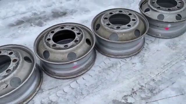 Грузовые диски на ЗиЛ 7.50х22.5 8 отверстий. ☎️89219930017 смотреть онлайн