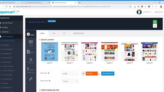 Opencart Türkçe Tema Kurulumu Tanıtımı смотреть онлайн
