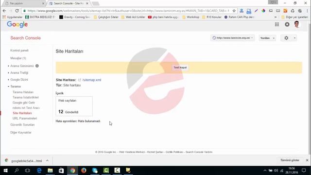 62-Php Dersleri - Google search console kullanımı, Google webmaster araçları inceleme смотреть онлайн