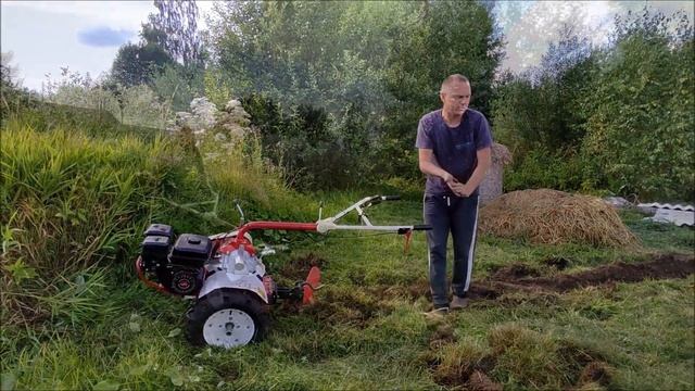 Сделал канаву мотоблоком для отвода воды смотреть онлайн