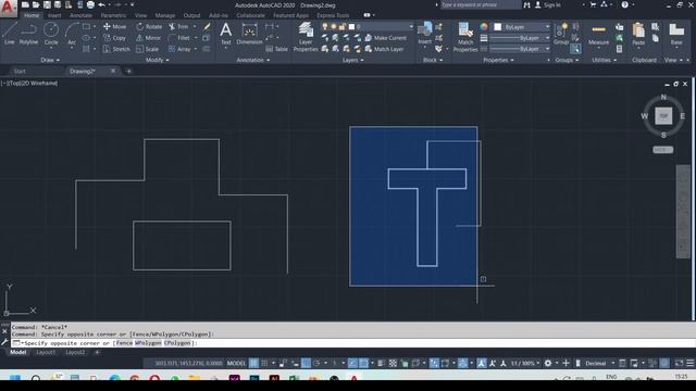 AutoCAD Tutorial - Selection | various methods of selecting drawing objects| in hindi | autocad 202 смотреть онлайн