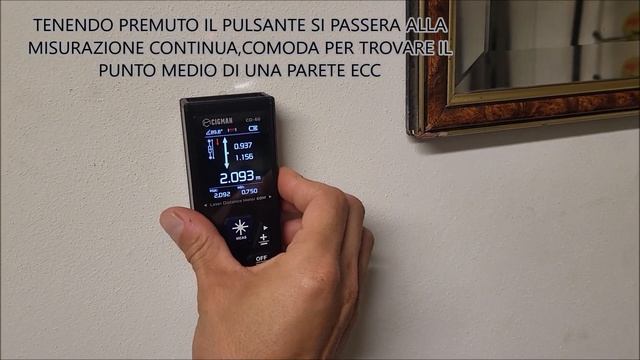 DISTANZIOMETRO DUAL LASER BILATERALE 120 MT CIGMAN CD-60 | MISURATORE DISTANCE METER BY AMAZON смотреть онлайн