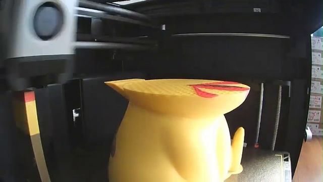 Bambu Lab P1S Pokémon Pikachu 3D Printing смотреть онлайн