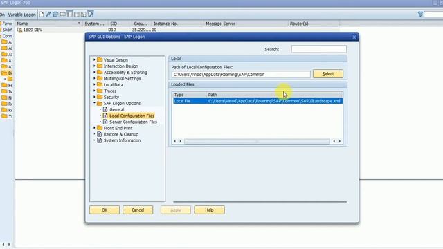 Copy SAP Logon Setting or Server Configurations from one system to another system in one step смотреть онлайн