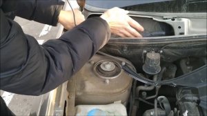 Замена салонного фильтра Гранта fl