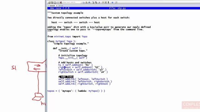 27- making some custom topologies in mini-net смотреть онлайн