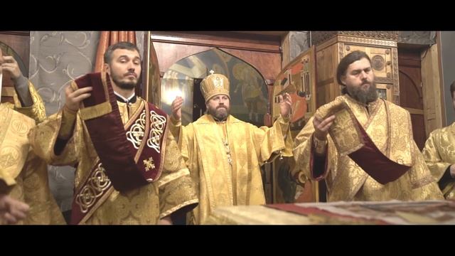 Архиерейское богослужение в престольный праздник храма святителя Димитрия Ростовского в Очакове смотреть онлайн