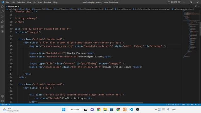 Web Project Task 10| User Profile Design | 1st Year | Semester 01 | Java Institute смотреть онлайн